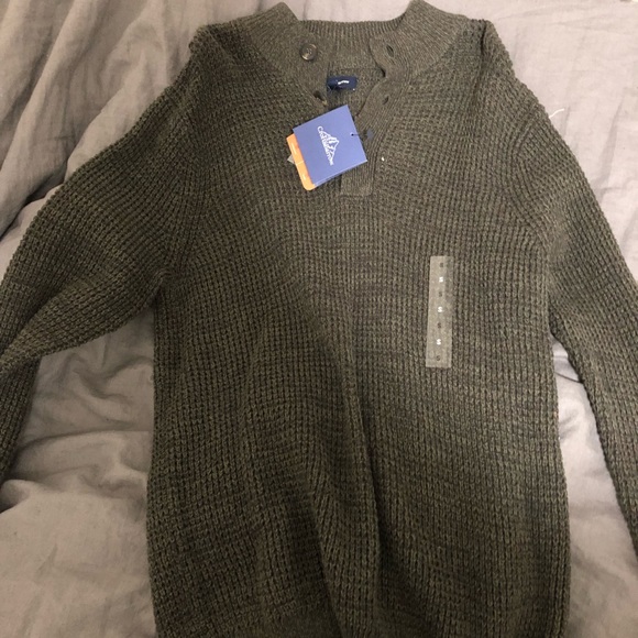 Croft & Barrow Mock Neck Pullover Sweater Mens - Picture 1 of 5